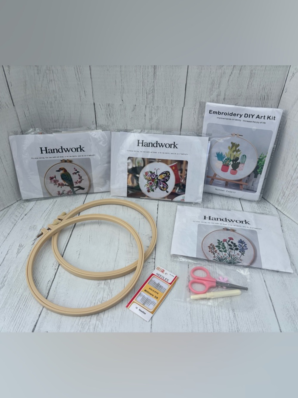 Embroidery DIY Art Kit Bundle – NEW